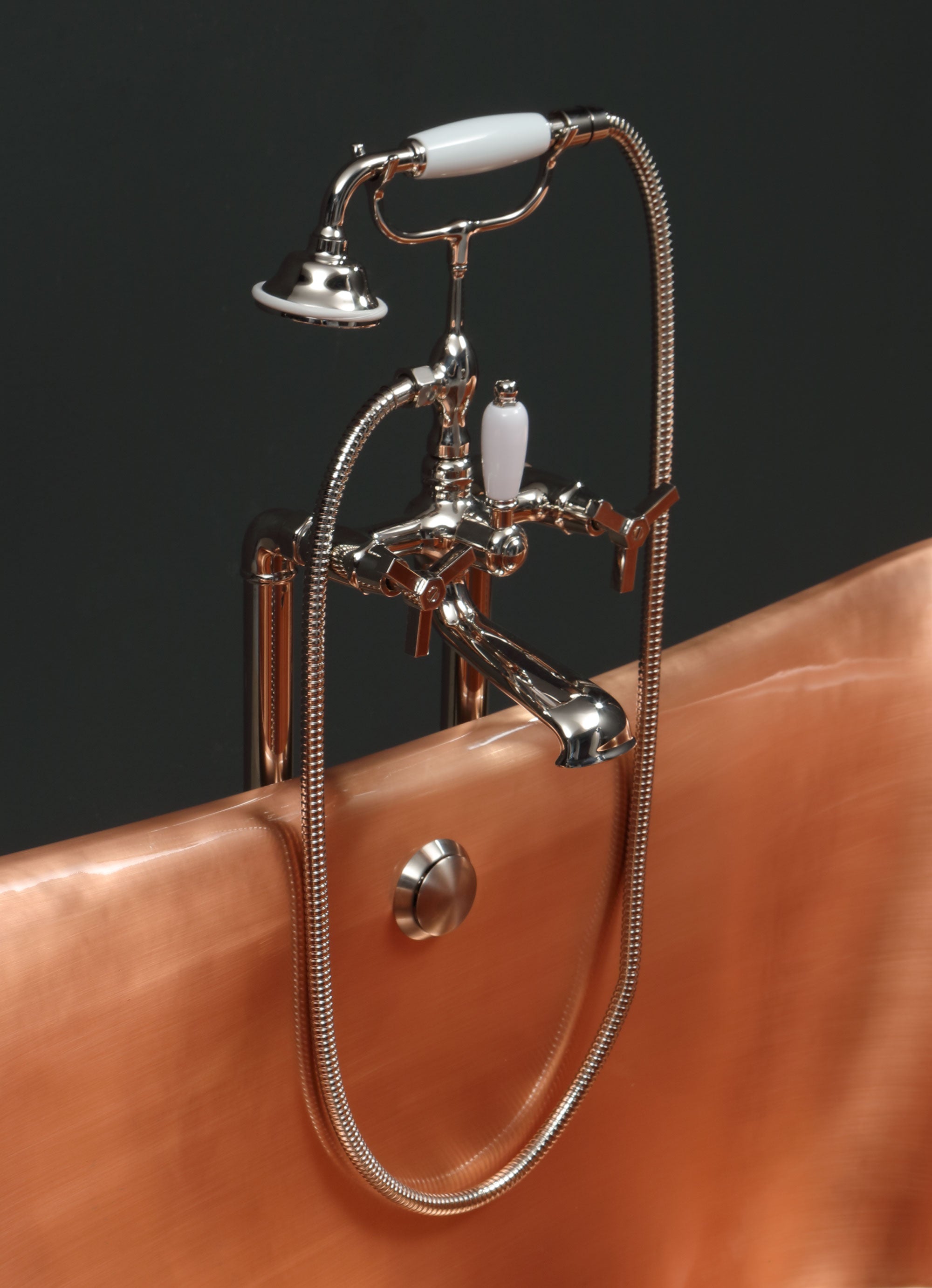 Napoleon Brushed Copper Bathtub
